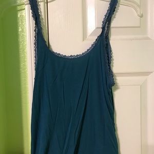 Blue lacey tank top from American Eagle